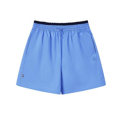 Heritage Fashion Simple Classic Retro Sports Style Versatile Comfortable Loose Woven Casual Shorts Women Shorts Simpu-Blue F11W628807FBU