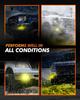 SEALIGHT LED Fog Light Yellow CSP Hour Vehicle Inspection 12V No Modification of HB4/9006 Bulbs, Fog, 8000LM, 30W, Chip, 3000K, 50,000+ Lifespan,