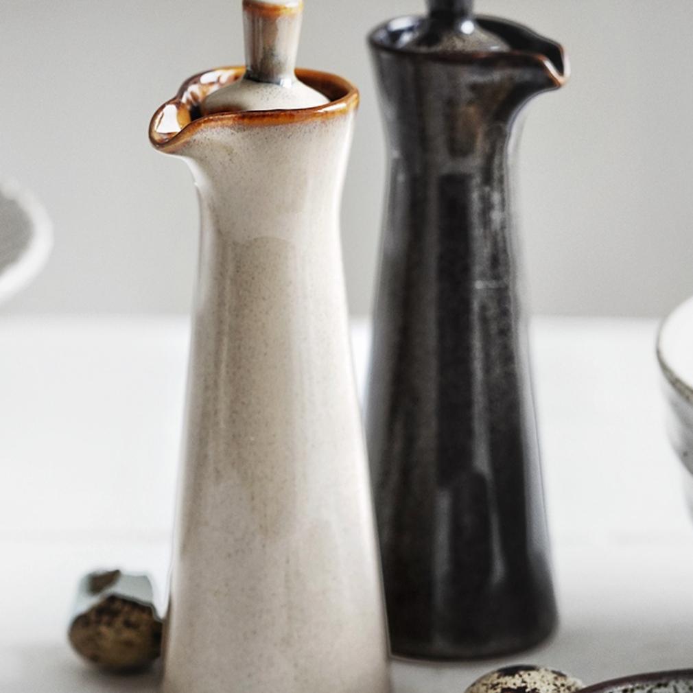 Keramik Gewürzgläser Öler Gewürzglas Gewürzwerkzeug Salzstreuer Kreatives Zuhause Küche Retro Olivenölflaschen Gewürzbehälter