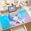 Anime Re Zero Rem Gaming-Mauspad Antirutsch-Gummiunterseite Große PC-Tastatur Laptop Schreibtischmatte Für Büro Student Zuhause