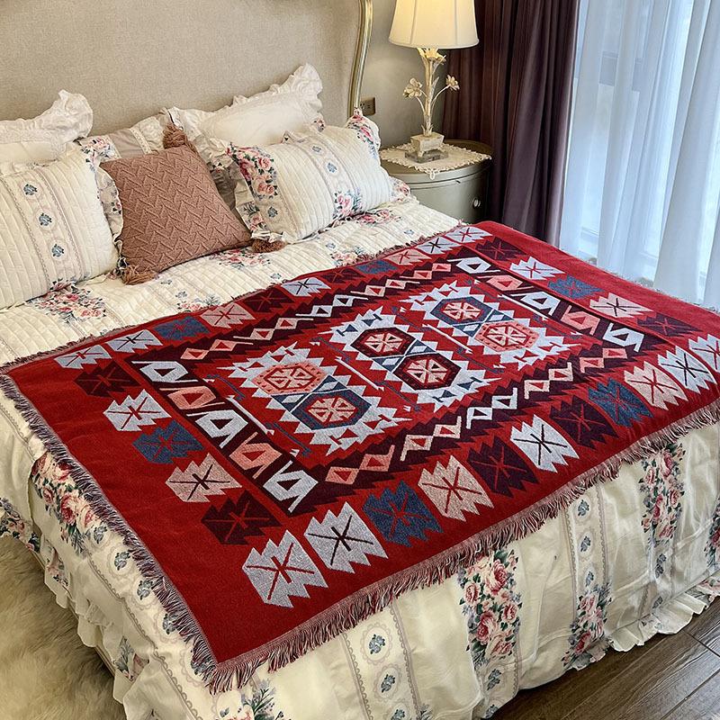 Thickened American Country Style Sofa Cover Retro European Blanket Non-Slip Carpet Sofa Cover Sofa Towel Full Covered