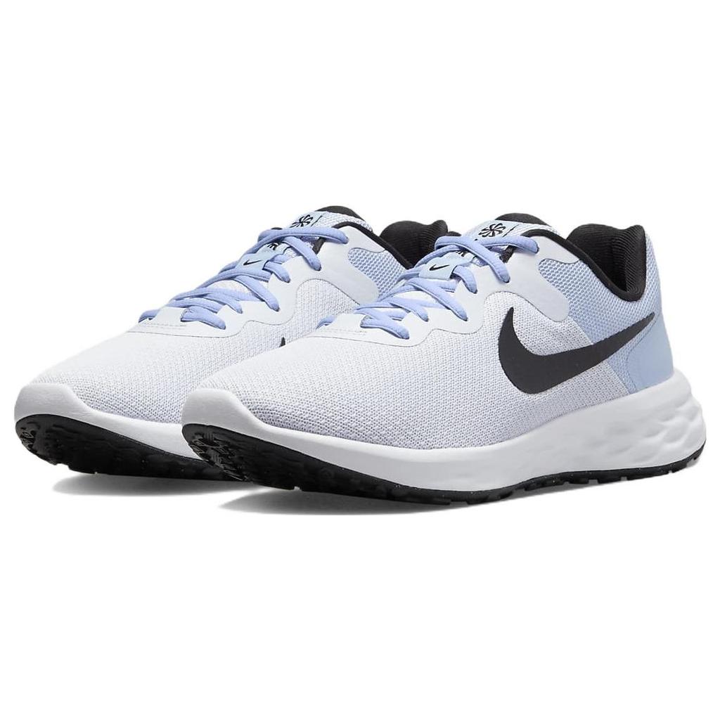Nike Revolution 6 Next Nature Football Grey Cobalt Bliss Pánské tenisky Bílá Černá DC3728-014