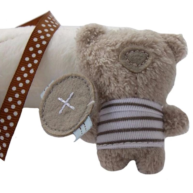 New Hanging Bed Rabbit Baby Hand Bell Safety Seat Plush Toy Multifunctional Plush Toy Stroller Mobile Gifts
