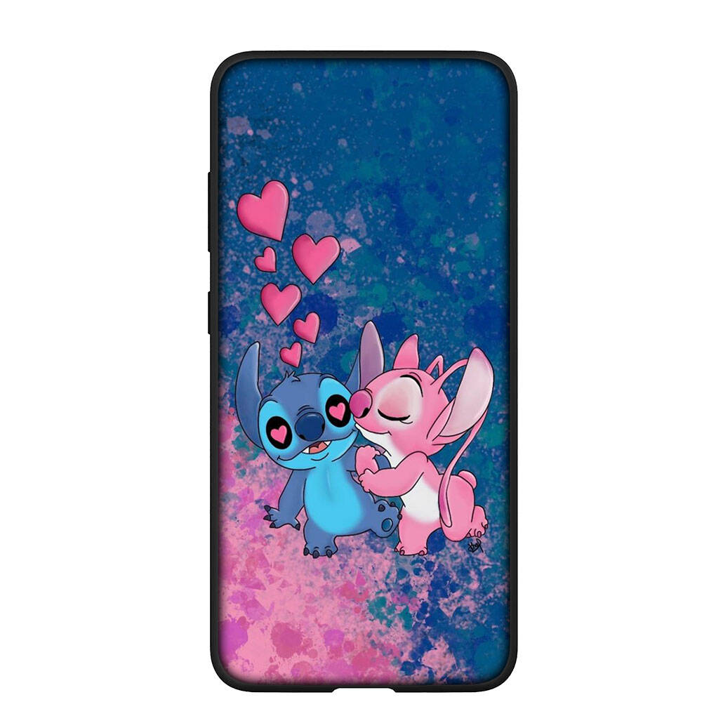 Phone Case for iPhone 17 16 15 Plus 16E Huawei P30 P20 Lite Redmi Note 14 12 11 13 Pro Max OPPO A60 A80 A40 A18 A38 Blue Lilo Comics Stitch Pink Cover