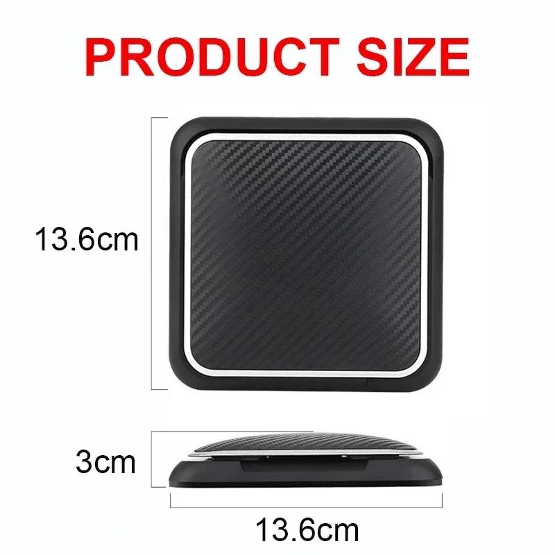 Universal Dashboard Car Phone Holder Upgraded Reusable Silicone Phone Mount for Car Anti-Slip Pad Mat Phone Holder Adjustable