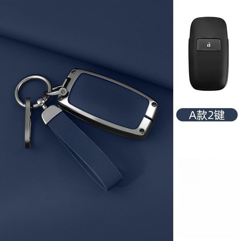Premium Zinc Alloy Key Cover Case for Perodua/Bezza/Myvi/Axia - Full Protection Key Fob Shell Keybag Keychain