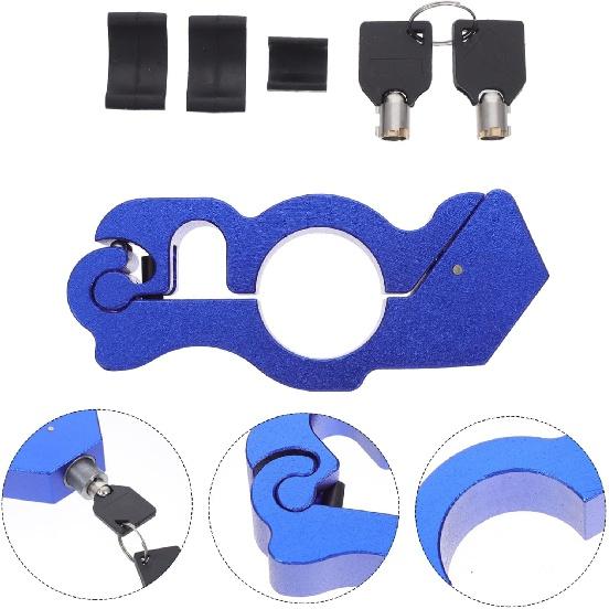 GLEAVI 1 Set Horn Lock Throttle Lock Security Lock for Motorcycle Anti- Lock for Motorcycle Handlebar Security Lock Motorcycle Supplies Motorcycle