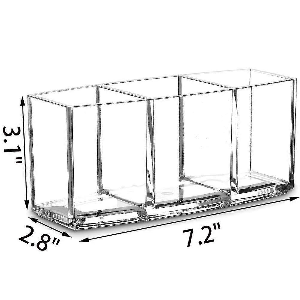 Acrylic Makeup Brush Organizer Holder Clear Cosmetic Brushes