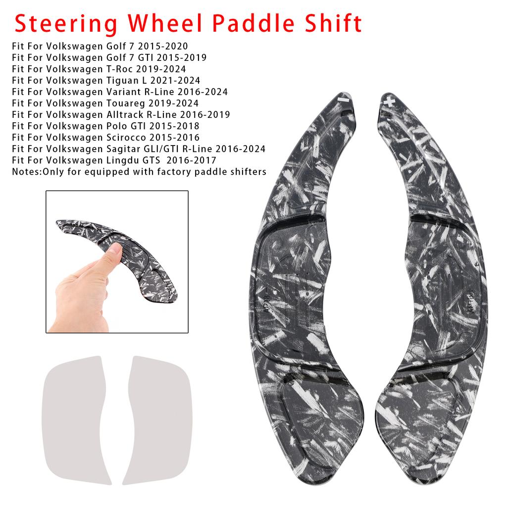 Steering Wheel Paddle Shifter Extension For VW Golf 7 T-ROC