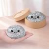Steamed Bun Squeeze Toy, Cute Dumpling Stress Relief Ball, Slow Rising Decompression Toy for Desk, Kawaii Fidget Gift