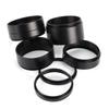 8-Piece Aluminum Alloy Lens Adapter Rings for Telescopes and Astronomical Telescopes, 3/5/7/10/12/15/20/30mm Extension Tubes