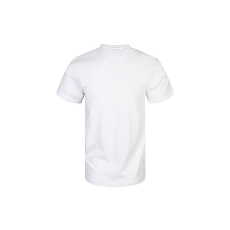 adidas T Shirts Men's White Crew Neck Moderate Straight Fit FM6259