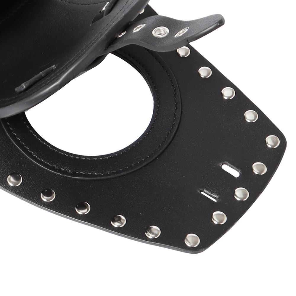 Motorcycle Front Leather Fuel Tank Cover Storage Bag Waterproof For Harley Sportster Iron XL 883 1200 Forty Eight Seventy Two