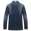 Casual Brand Clothing Slim Fit Jeans Blazer Masculino Suit Jacket