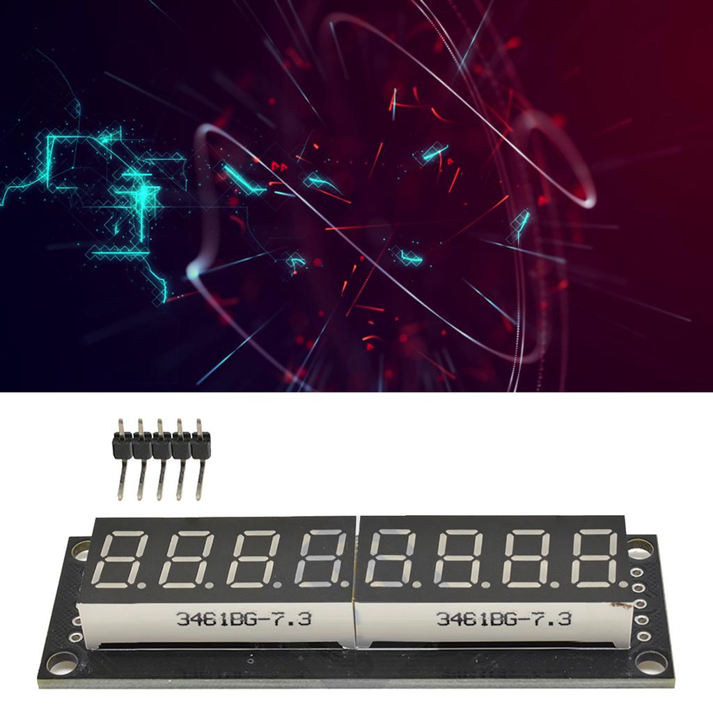 Digital Tube Display Module 8 Digit 7 Segment LED 5V 0.36in 74HC595 Yellow Display