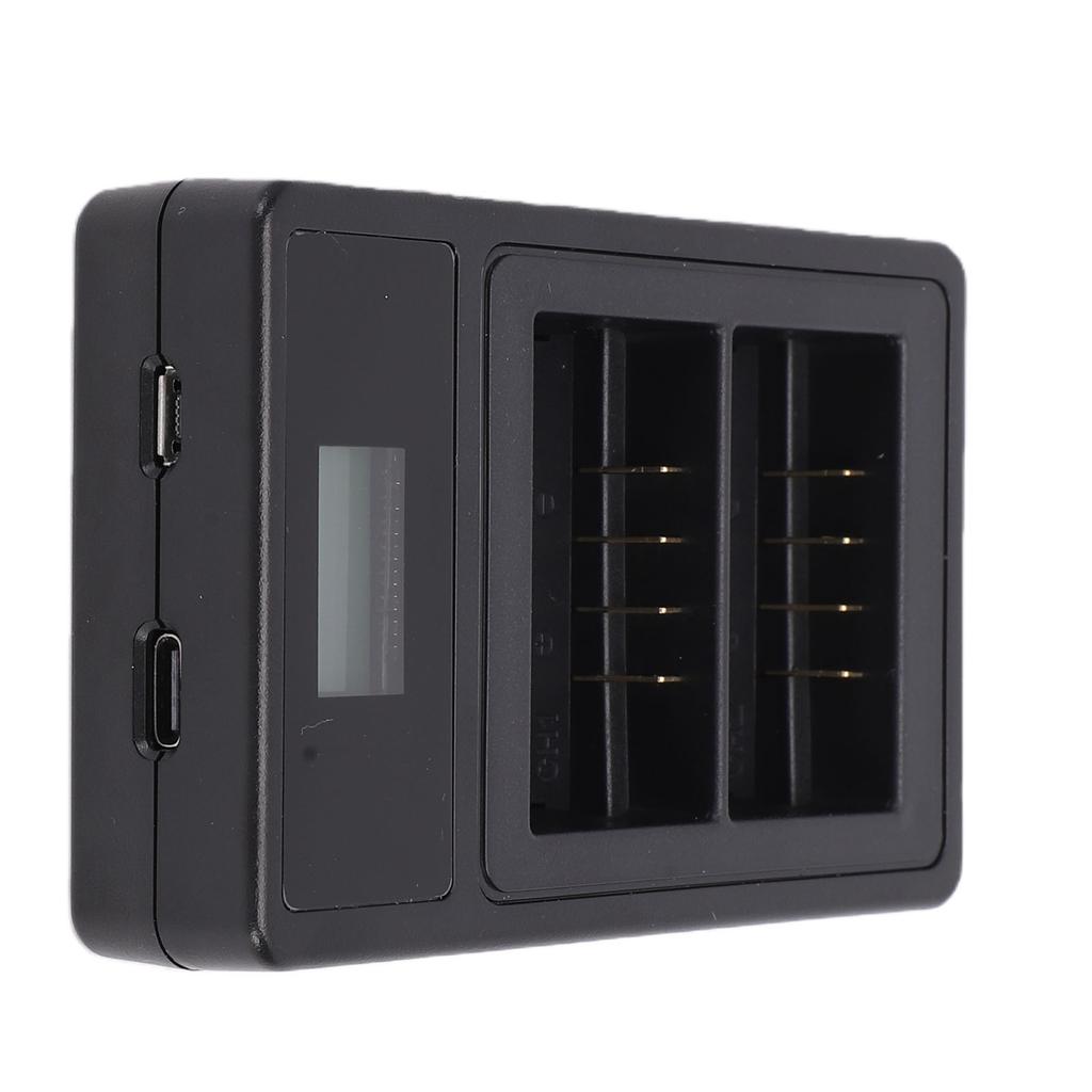 Camera Flash Charger Fit for VB26 VB26B VB30 Battery 5Wx2 Camera Flash Dual Battery Fast Charger with Smart Display