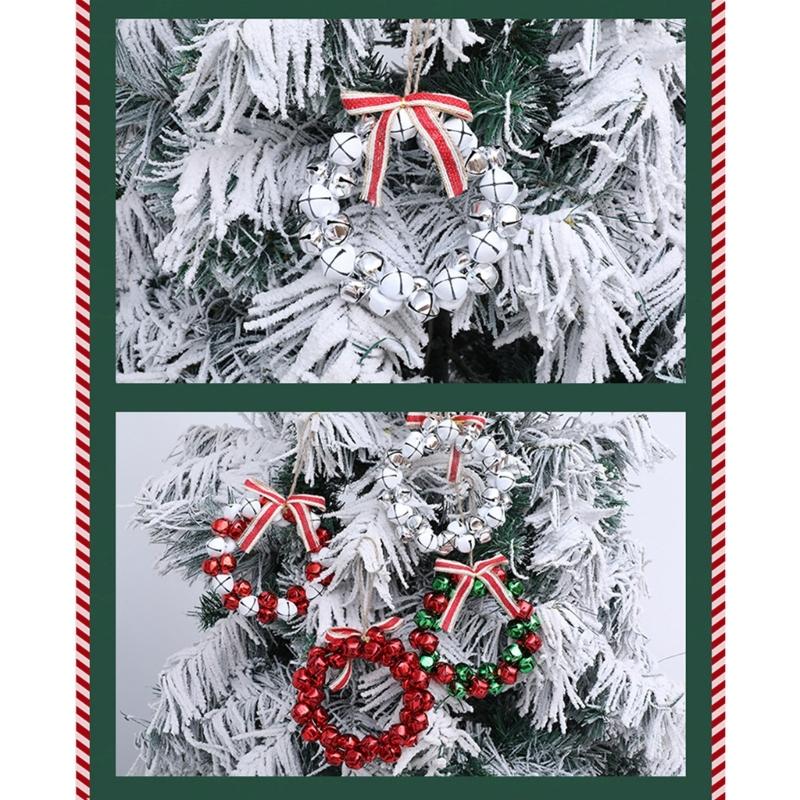 Weihnachtsglocke Hängedekoration 12 cm Weihnachtsbaum Metallglocke Schmuck für Haustür Kaminsims Festival Feier