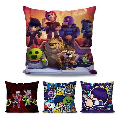 Jogo mobile de batalha s-stars jogo Fronha Quadrada Almofada Quadrada Quarto Sofá Almofada de Conforto para Lazer Sala de Estar Decoração de Casa 40X40