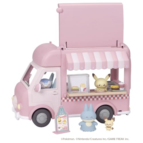 TAKARA TOMY Pokemon Poke Piece Let's Help Out! Mogumogu Kitchen Car