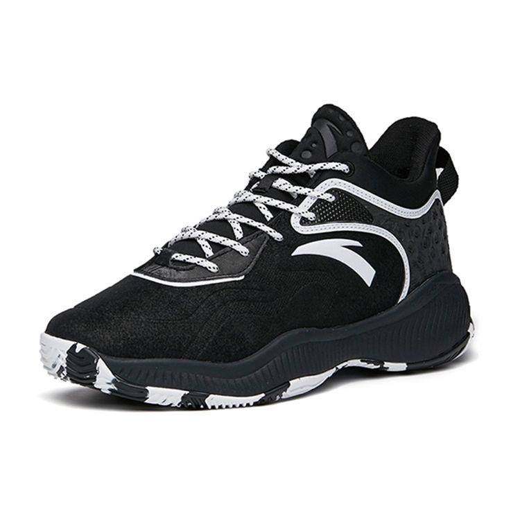Anta Comfortable Versatile Low-Top Casual Shoes Men Sneaker Black 112141626-2