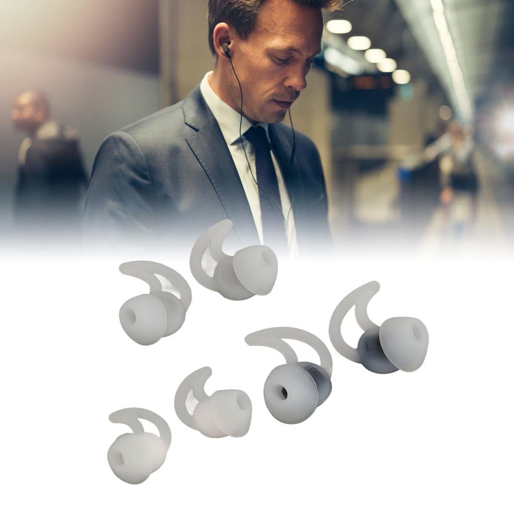 3 Pairs SCelsiusMCelsiusL Replacement Silicone Earbuds Tips Soft Comfortable Silicone Ear Tips for QC20 QC30 IE2 IE3 SIE2i Earphone