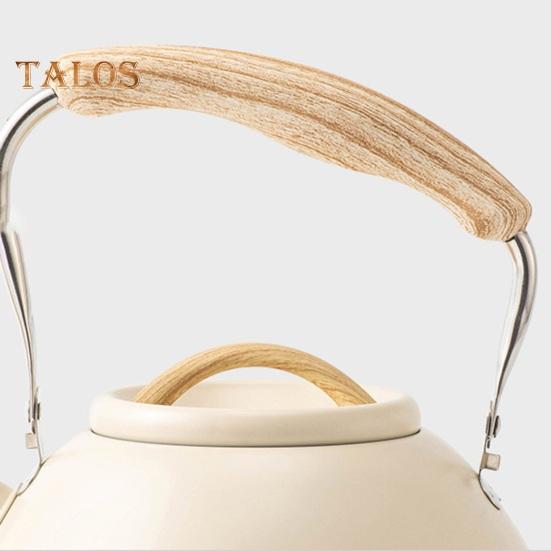 3L Whistling Tea Kettle with Heat-proof Foldable Handle Large Capacity Food Grade Teapot Kitchen Supplies