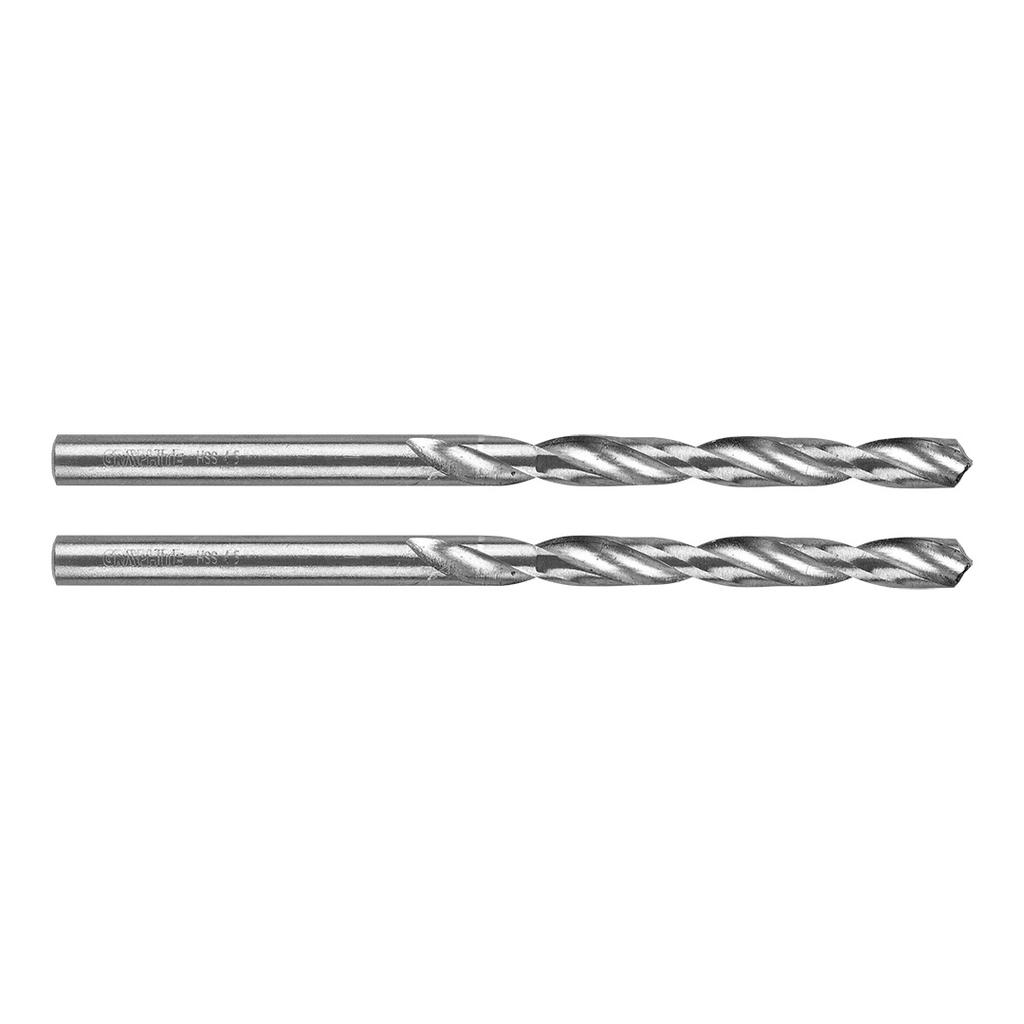 HSS Metal Drill Bits, DIN 338, 4.5 Mm, 2 Pcs.