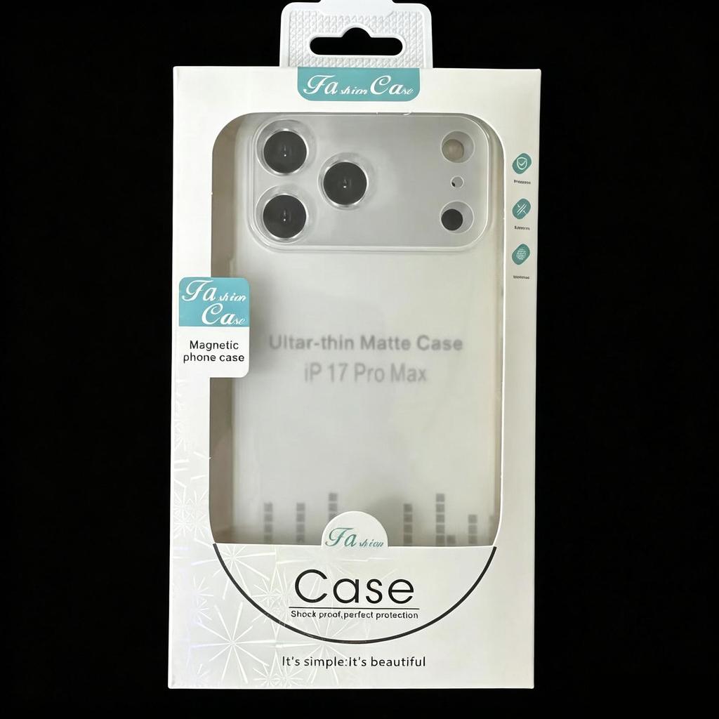 Ultradünne 0,7 mm matte weiche Hülle für iPhone 17 Pro Max mit präzisen Aussparungen für Apple 15/16.