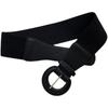 Chic Black Elastic Waist Cinch Belt For Women Ideal For Sweaters And Dresses