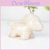Natural Crystal Horse Figurine With Resin Craft Home Decor For Gift And Collection