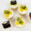 6Pcs/Set Golden Muslim Umrah Mubarak Topper Hajj Mubarak Cake Topper Kit Dessert Cupcakes Decoration Ramadan Decorations