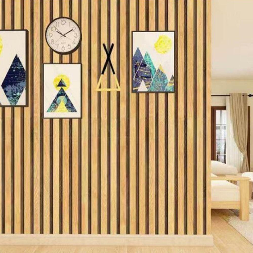 Waterproof Wall Stickers Moisture-proof 10m Length Foam Wall Stickers Peel and Stick Thick Foam Self-adhesive Wallpaper Bedroom