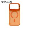 Frosted Matte Translucent Magnetic Case For iPhone 17 17Pro 17Air 17 Pro Max Metal Bracket For Magsafe Wireless Charge Cover