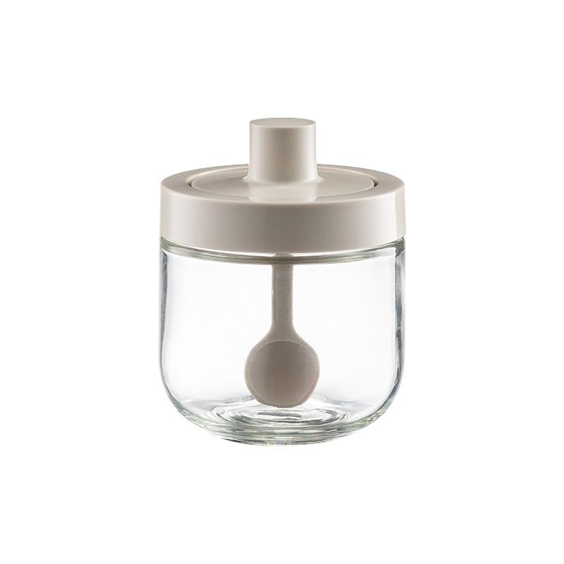 Moisture-Proof Glass Spice Jar Set: Salt, Seasoning & Kitchen Storage