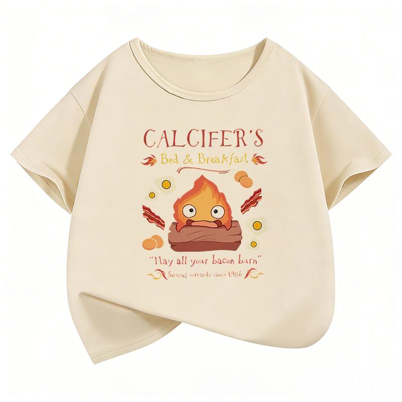 Fashion Graphic Kids Tshirts Summer Short Sleeve Tees Cartoon Animal Boys Girls Clothes Kawaii Tops Y2K Children Tshirt