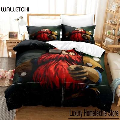 3D Print Game Deep Rock Bedding Set Single Twin Full Queen King Size Bed Set Adult Kid Bedroom Duvet Cover Sets Home Textiles