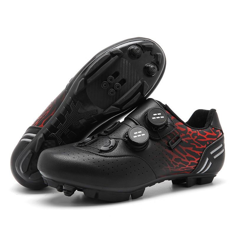 Unisex Cycling Shoes Road Mountain Bikes Lightweight Stiff Sole Clipless Compatible