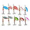 30-Piece Plastic Fish Spinner Lure Set: Mixed Lures with Minnow, Popper, Pencil, Insect Imitations