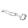 2 Pieces Stainless Steel Folding Clasp Butterfly Watch for Strap, 18mm Width