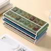 New Weekly Portable Premuim Pill Box Cases Organizer 2 Times A Day 14 Grids Storage for Medicine Vitamin Supplements Fish Oils