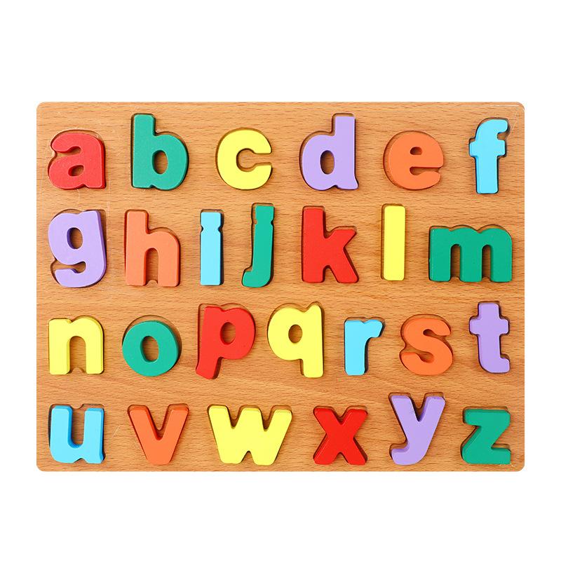 Macaron Building Block Number Alphabet Board Enlightenment Shape Cognitive Matching Board Baby Puzzle Puzzle Early Education Toy