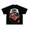 Legoat Lebron Visie Groot Gezicht Boxy Vintage Grafisch Basketbal T-shirt Streetwear Y2K