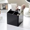 Black Pen Holder Plastic Pen Container Multi-functional Makeup Brush Holder  School Office