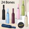 Windproof Automatic Folding Umbrella, 125Cm Large Umbrella Surface, Sun Uv Protection Upf50+ Rain Umbrellas For Man And Women
