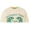 Onitsuka Tiger FW24 Sweater Top Series Logo Round Neck Pullover Long Sleeve Sweatshirt Men sweatshirt Off-White 2183B406-700