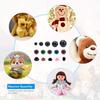 570 Pcs Plastic Safety Eyes and Noses with Washers Craft Doll Teddy Bear Nose for Amigurumi Crafts Crochet Toy Stuffed Animals