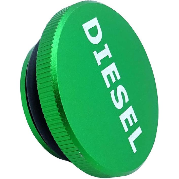 WeiSen Diesel Fuel Cap Magnetic Ram Diesel Billet Aluminum Fuel Cap Compatible With Dodge Ram 1500 2500 3500 2013-2018 (Includes 2 O-Rings)