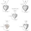 Heart Shaped Locket Pendant Necklace for Women Love Heart Shaped Photo Necklace That Can Hold Picture Jewelry Gifts
