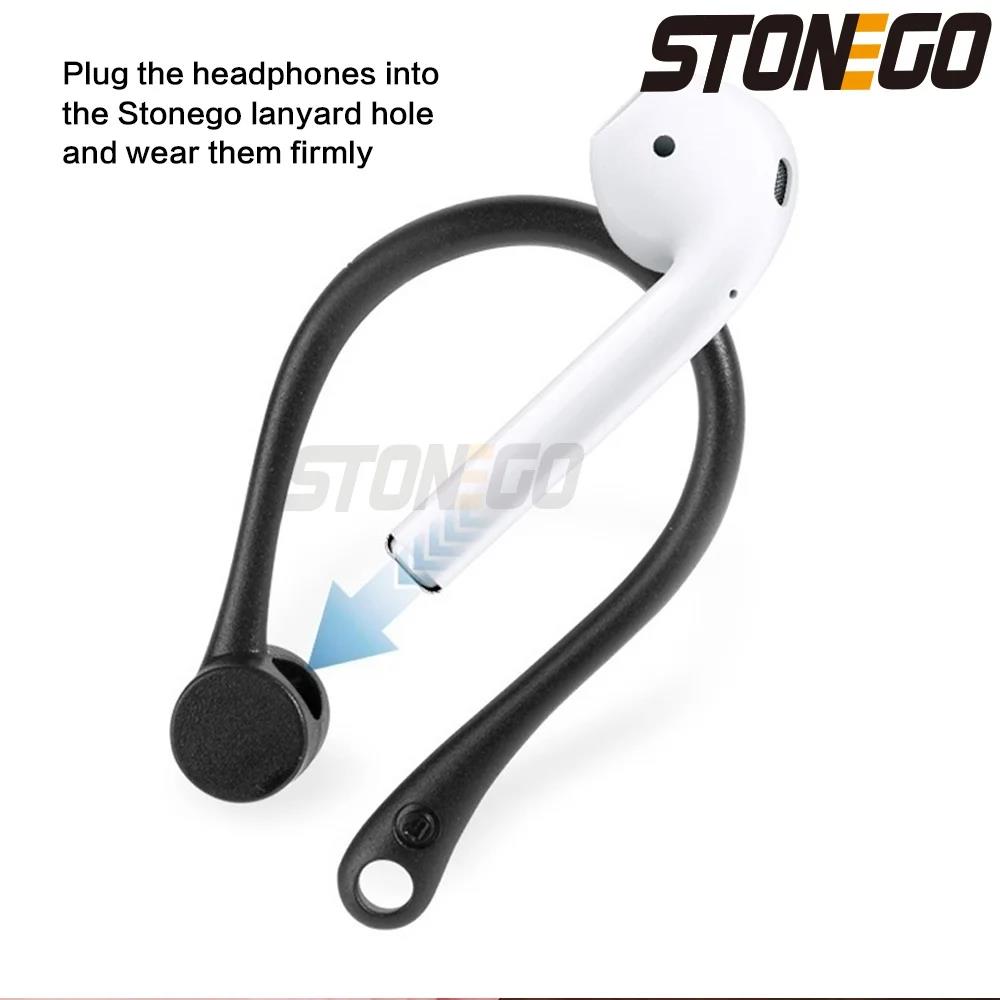 Silicone Mini Anti Lost Ear Hooks Secure Fit for AirPods 1 2 Protective Ear Hook Holder ClipGood product