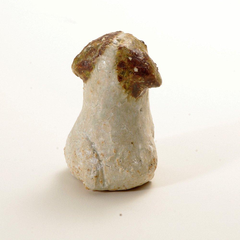 Shigaraki-Keramik, Hechimon, Kosei-Brennerei, Sitzender Hund, Klein, 40-4078